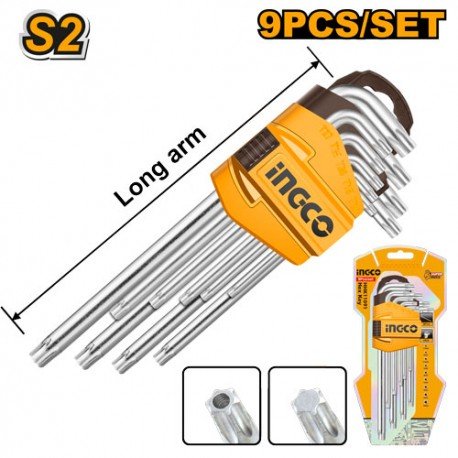 INGCO Torx Key 9pcs Set - Al Kabayel Discount CentreINGCO Torx Key 9pcs SetHand ToolsINGCOAl Kabayel Discount Centre