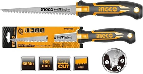 INGCO Wall Board Saw 150mm Length - Al Kabayel Discount CentreINGCO Wall Board Saw 150mm LengthHand ToolsINGCOAl Kabayel Discount Centre