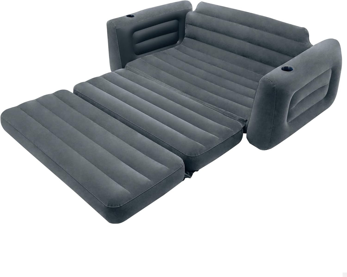 Intex 2 - Seater Inflatable Sofa Bed 66552NP – Convertible Air Couch 203x231x66 cm - Al Kabayel Discount CentreIntex 2 - Seater Inflatable Sofa Bed 66552NP – Convertible Air Couch 203x231x66 cmBeddingINTEXAl Kabayel Discount Centre