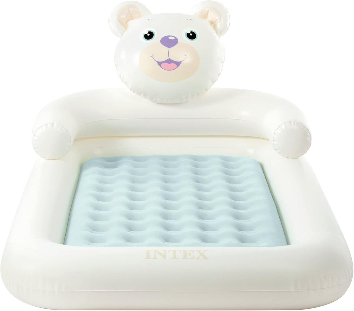 Intex Bear Kids Travel bed with hand pump (66814) - 114x178x71cm - Ages 3+6 - Al Kabayel Discount CentreIntex Bear Kids Travel bed with hand pump (66814) - 114x178x71cm - Ages 3+6Pools & waterplay toysINTEXAl Kabayel Discount Centre