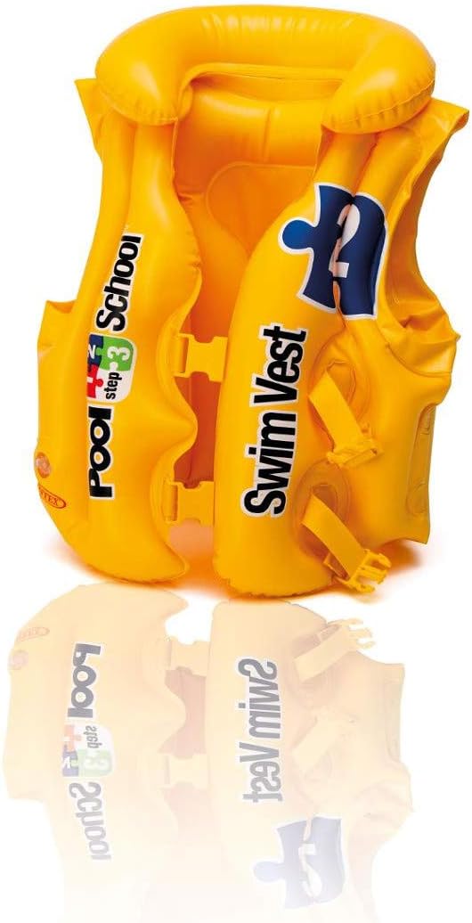Intex Deluxe Swimming Pool Vest - 58671 - (50X47CM)Ages 3 - Yellow - Al Kabayel Discount CentreIntex Deluxe Swimming Pool Vest - 58671 - (50X47CM)Ages 3 - YellowPools & waterplay toysINTEXAl Kabayel Discount Centre