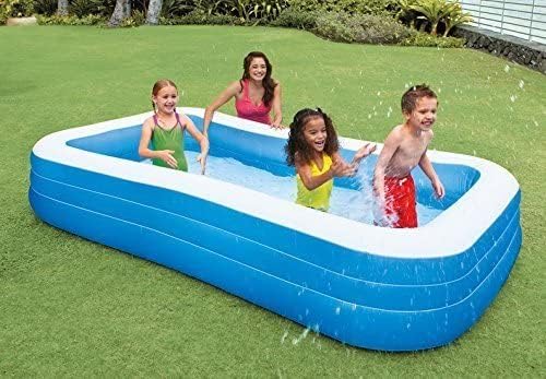 Intex Family Inflatable Swimming Pool – 120" × 72" × 22" | Blue & White - Al Kabayel Discount CentreIntex Family Inflatable Swimming Pool – 120" × 72" × 22" | Blue & WhitePools & waterplay toysINTEXAl Kabayel Discount Centre