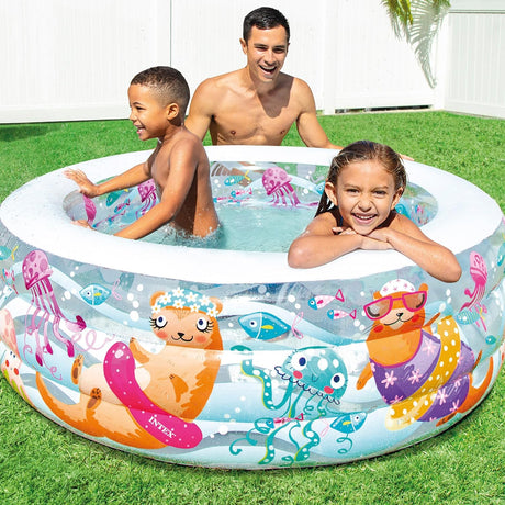Intex Inflatable Aquarium Swimming Pool - 58480 - 152X56CM - Ages 6+ - Al Kabayel Discount CentreIntex Inflatable Aquarium Swimming Pool - 58480 - 152X56CM - Ages 6+Pools & waterplay toysINTEXAl Kabayel Discount Centre