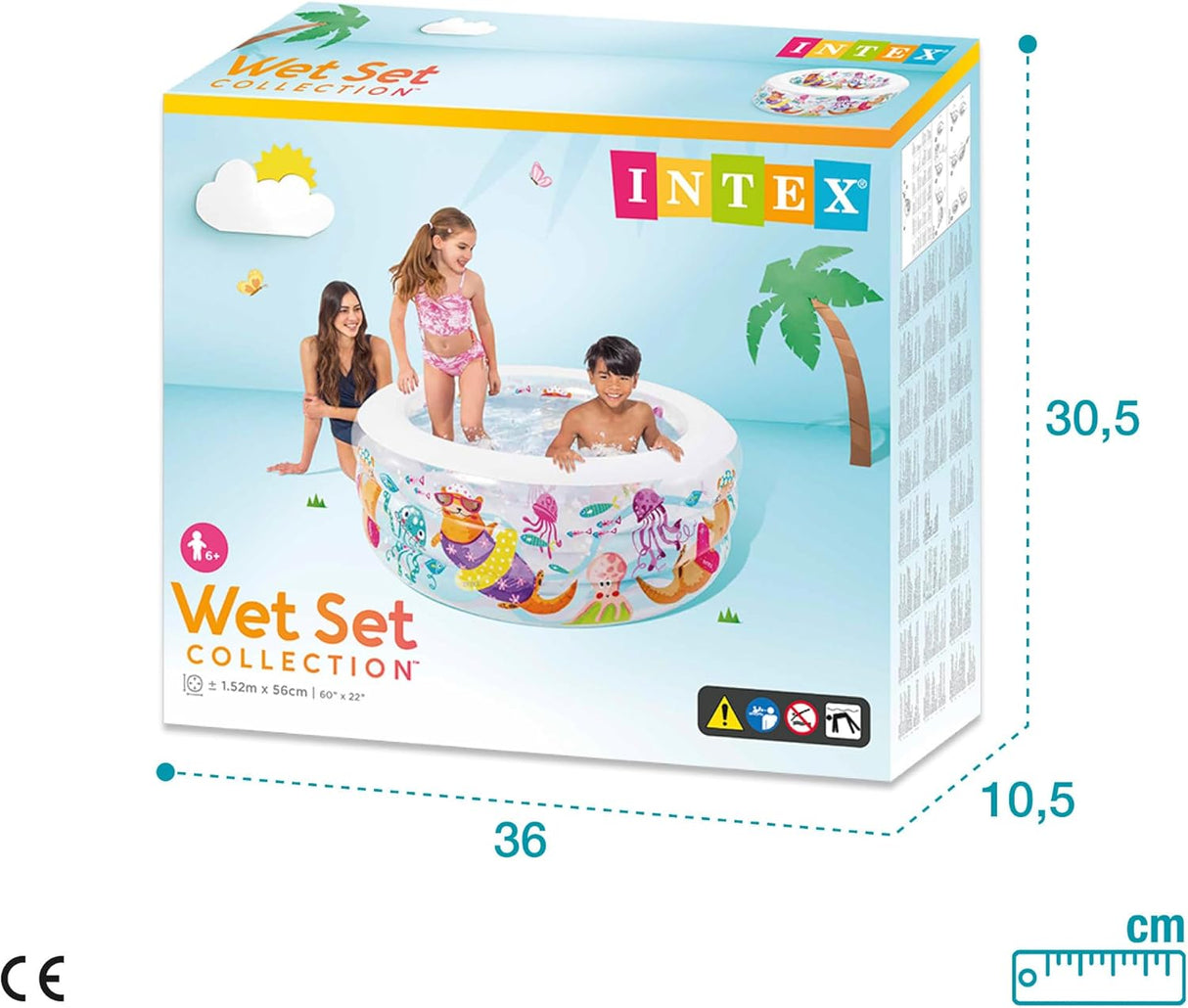 Intex Inflatable Aquarium Swimming Pool - 58480 - 152X56CM - Ages 6+ - Al Kabayel Discount CentreIntex Inflatable Aquarium Swimming Pool - 58480 - 152X56CM - Ages 6+Pools & waterplay toysINTEXAl Kabayel Discount Centre