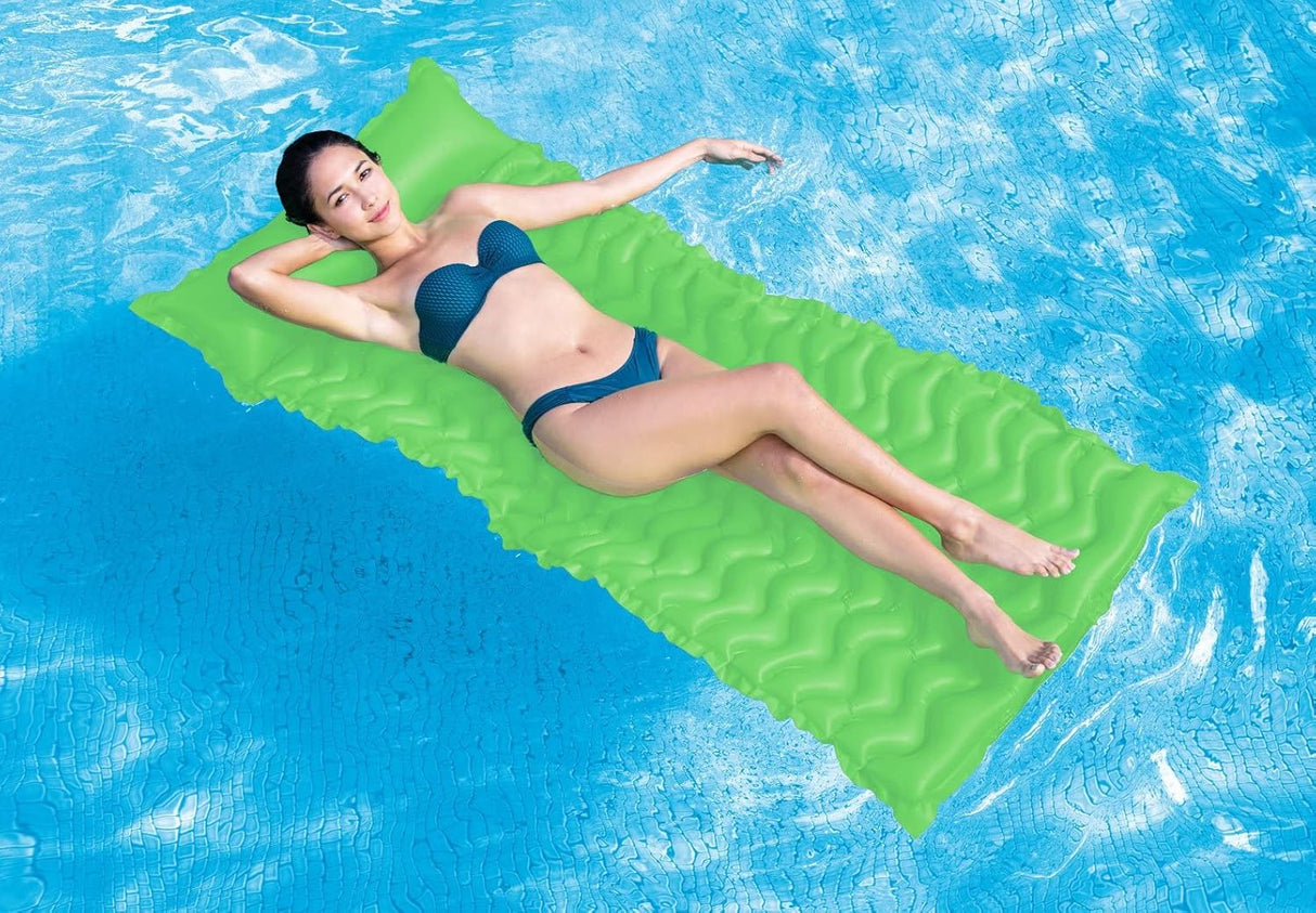 Intex Inflatable Pool Mattress 229×86 cm – Colour May Vary - Al Kabayel Discount CentreIntex Inflatable Pool Mattress 229×86 cm – Colour May VaryPools & waterplay toysINTEXAl Kabayel Discount Centre