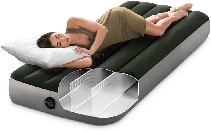 Intex Junior Twin Dura - Beam Prestige Downy Airbed 64106 – Lightweight Inflatable Bed 76x191x25 cm - Al Kabayel Discount CentreIntex Junior Twin Dura - Beam Prestige Downy Airbed 64106 – Lightweight Inflatable Bed 76x191x25 cmBeddingINTEXAl Kabayel Discount Centre
