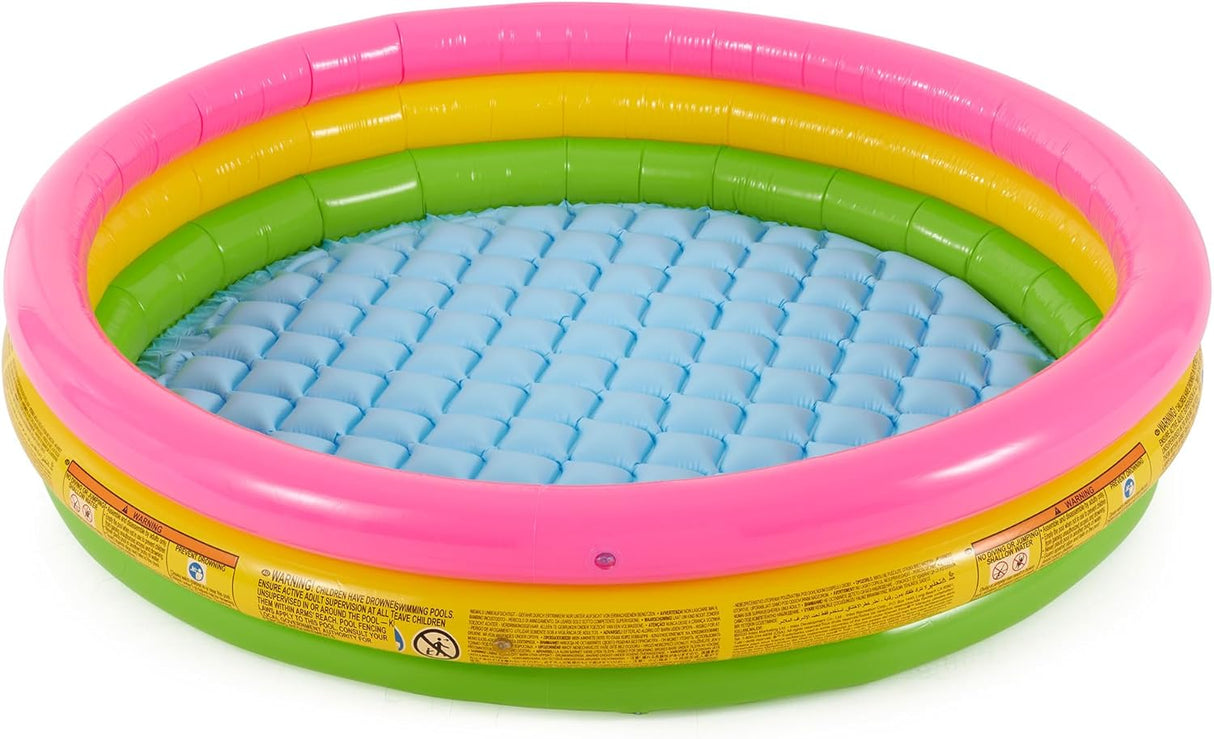 Intex Sunset Glow Inflatable Kids Pool – 147 x 33 cm | Ages 2+ | Multicolor - Al Kabayel Discount CentreIntex Sunset Glow Inflatable Kids Pool – 147 x 33 cm | Ages 2+ | MulticolorPools & waterplay toysINTEXAl Kabayel Discount Centre