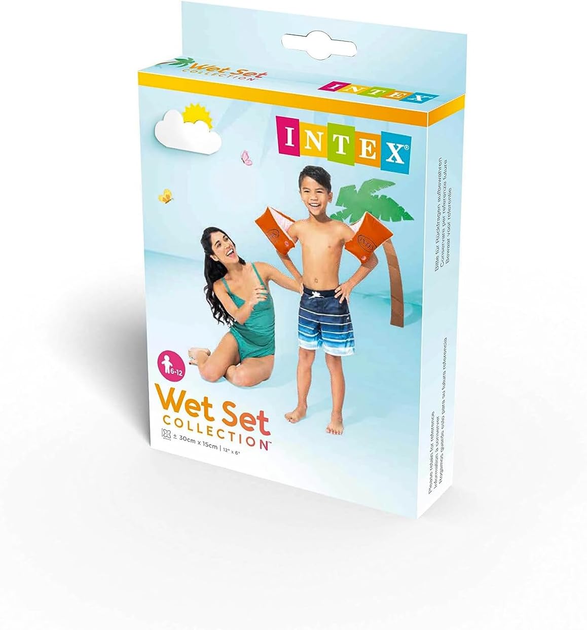 Intex Swimming arm bands for kids - 58641 - 2 pieces Orange - 30X15CM - Ages 6+12 - Al Kabayel Discount CentreIntex Swimming arm bands for kids - 58641 - 2 pieces Orange - 30X15CM - Ages 6+12Pools & waterplay toysINTEXAl Kabayel Discount Centre
