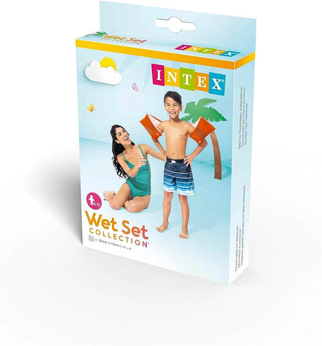 Intex Swimming arm bands for kids - 58641 - 2 pieces Orange - 30X15CM - Ages 6+12 - Al Kabayel Discount CentreIntex Swimming arm bands for kids - 58641 - 2 pieces Orange - 30X15CM - Ages 6+12Pools & waterplay toysINTEXAl Kabayel Discount Centre