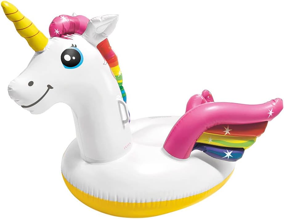 Intex Unicorn Pool Floater, 57561, Multicolor - 102X140X198CM - Ages 3 - Al Kabayel Discount CentreIntex Unicorn Pool Floater, 57561, Multicolor - 102X140X198CM - Ages 3Pools & waterplay toysINTEXAl Kabayel Discount Centre