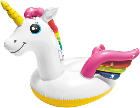 Intex Unicorn Pool Floater, 57561, Multicolor - 102X140X198CM - Ages 3 - Al Kabayel Discount CentreIntex Unicorn Pool Floater, 57561, Multicolor - 102X140X198CM - Ages 3Pools & waterplay toysINTEXAl Kabayel Discount Centre