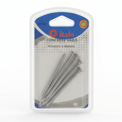 Italo Concrete Nails 2.5" | 60g Pack - Al Kabayel Discount CentreItalo Concrete Nails 2.5" | 60g PackHardwaresITALOAl Kabayel Discount Centre