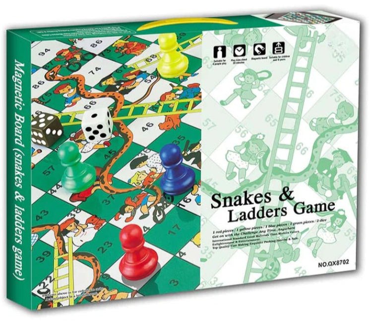 Jawda Snakes & Ladders Game, 4 People Play, Magnetic Board - Al Kabayel Discount CentreJawda Snakes & Ladders Game, 4 People Play, Magnetic BoardBoard GamesJAWDAAl Kabayel Discount Centre