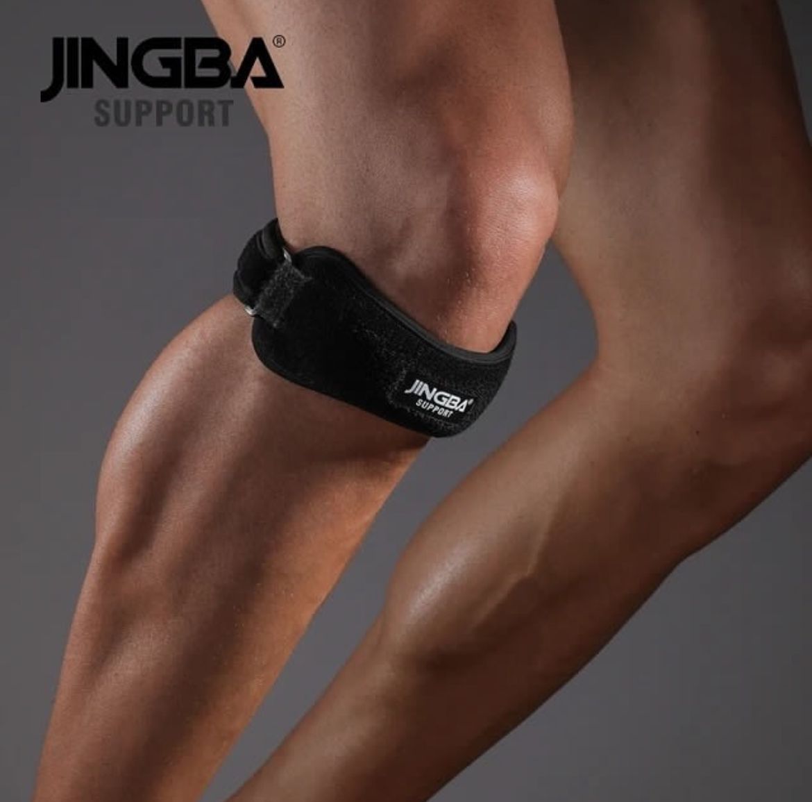 Jingba Patella Strap JB-8340 – Knee Support Brace | Black