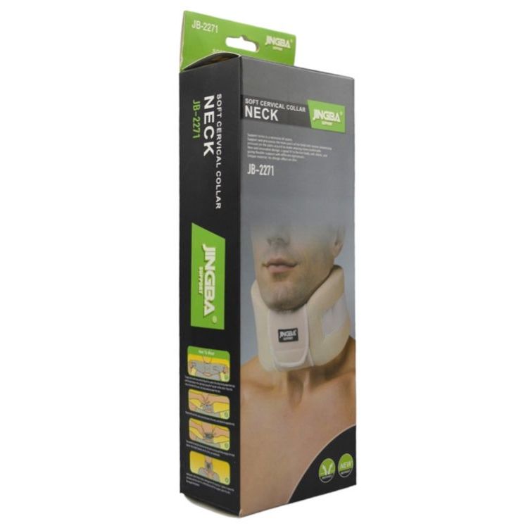 Jingba Soft Cervical Collar Neck - XL, Breathable, 50% Spnge - 30% Nylon - 20% Polyester Cotton - Al Kabayel Discount CentreJingba Soft Cervical Collar Neck - XL, Breathable, 50% Spnge - 30% Nylon - 20% Polyester CottonSports, Fitness & OutdoorsJINGBAAl Kabayel Discount Centre