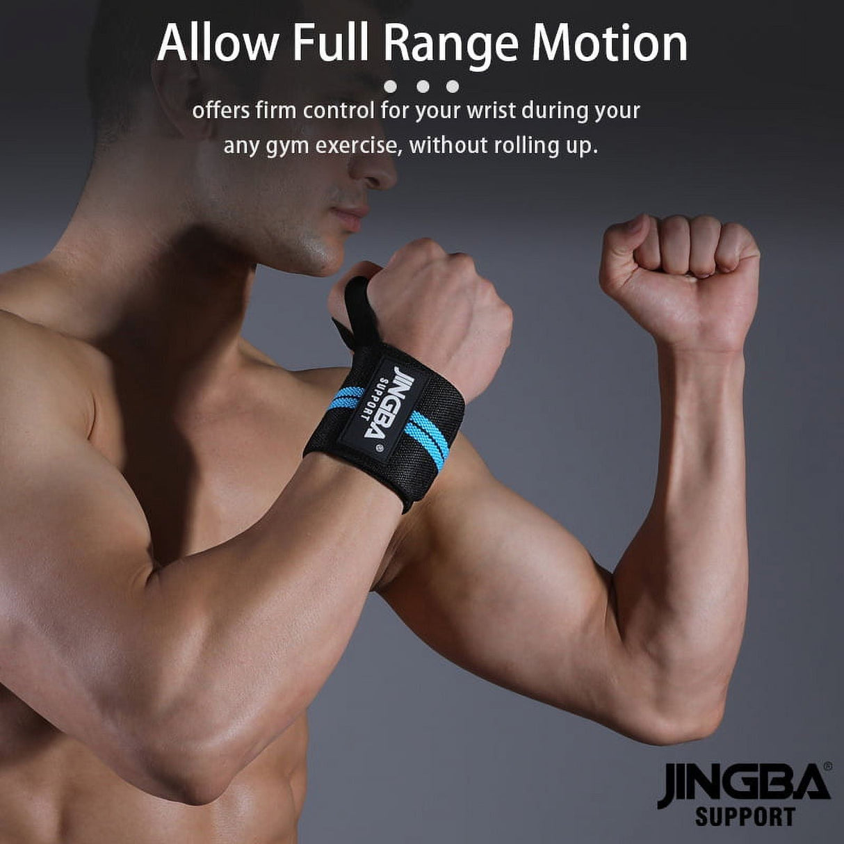 Jingba Wrist Support Brace JB-4235B – Black/Blue