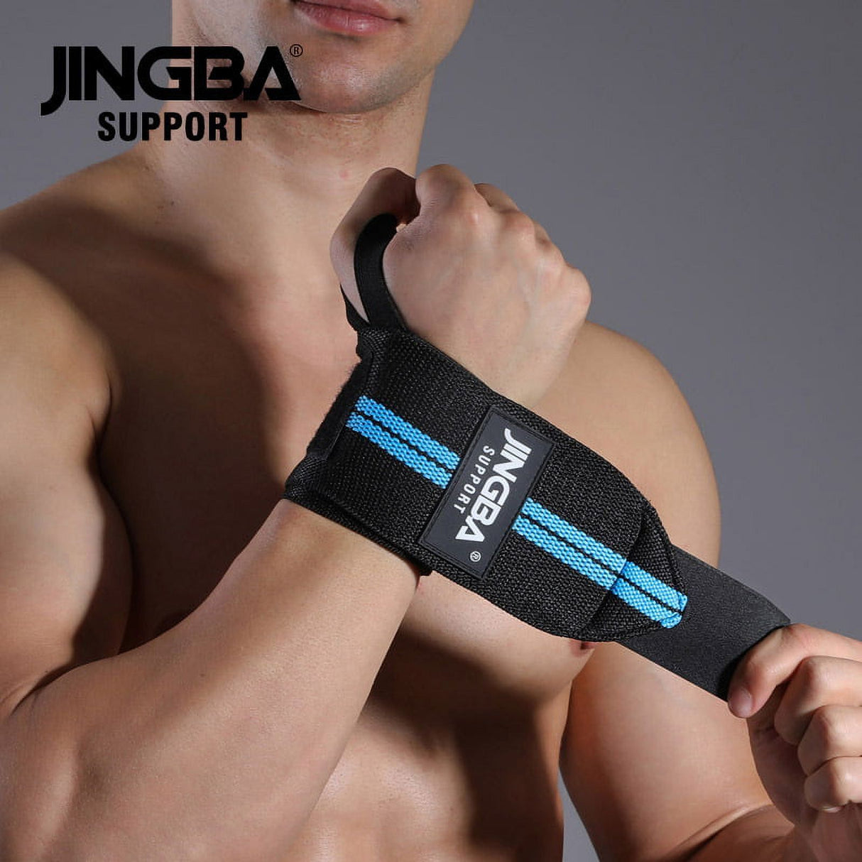 Jingba Wrist Support Brace JB-4235B – Black/Blue