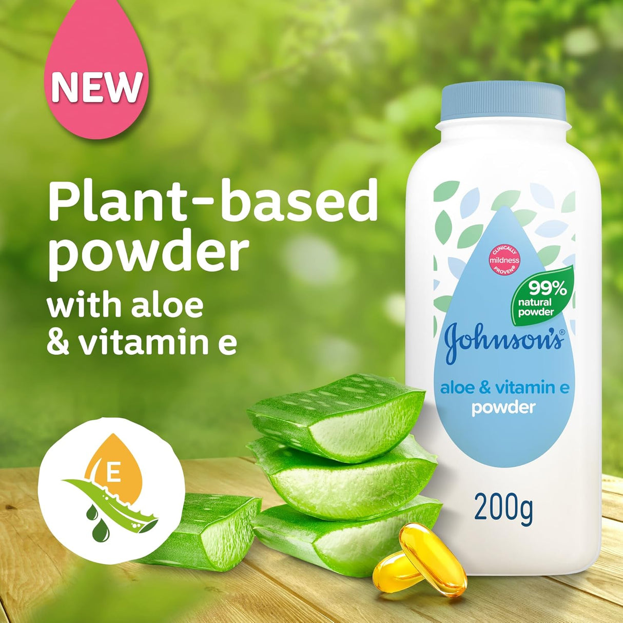 Johnson's Baby Aloe & Vitamin E Talc - Free Baby Powder 200g - Al Kabayel Discount CentreJohnson's Baby Aloe & Vitamin E Talc - Free Baby Powder 200gBaby ProductsJOHNSON'SAl Kabayel Discount Centre