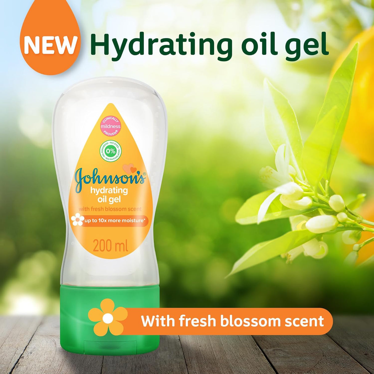 Johnson's Baby Fresh Blossom Hydrating Oil Gel – 200ml - Al Kabayel Discount CentreJohnson's Baby Fresh Blossom Hydrating Oil Gel – 200mlBaby ProductsJOHNSON'SAl Kabayel Discount Centre