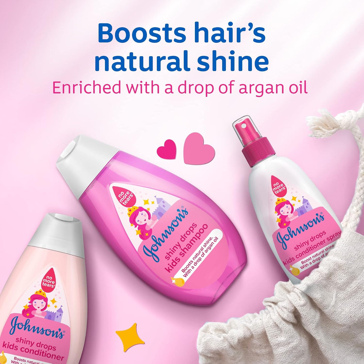 Johnson's Baby Shiny Drops Kids Shampoo 300ml – No More Tears Formula with Argan Oil - Al Kabayel Discount CentreJohnson's Baby Shiny Drops Kids Shampoo 300ml – No More Tears Formula with Argan OilBaby ProductsJOHNSON'SAl Kabayel Discount Centre