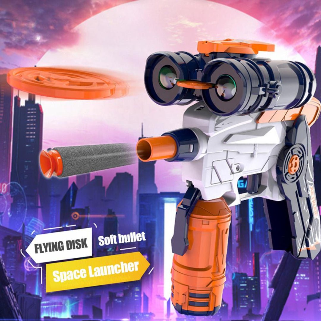 JOODI 3 - in - 1 Adventure Gun, 2 - Type Bullets and 2 - Transmitter, Multicolour - Al Kabayel Discount CentreJOODI 3 - in - 1 Adventure Gun, 2 - Type Bullets and 2 - Transmitter, MulticolourFigures & plush toysJOODIAl Kabayel Discount Centre