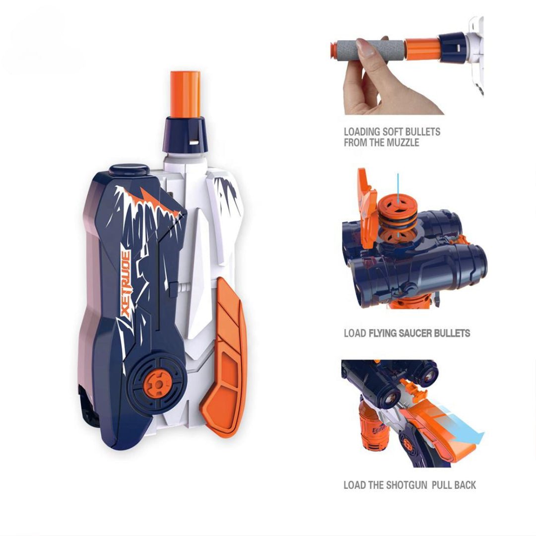 JOODI 3 - in - 1 Adventure Gun, 2 - Type Bullets and 2 - Transmitter, Multicolour - Al Kabayel Discount CentreJOODI 3 - in - 1 Adventure Gun, 2 - Type Bullets and 2 - Transmitter, MulticolourFigures & plush toysJOODIAl Kabayel Discount Centre