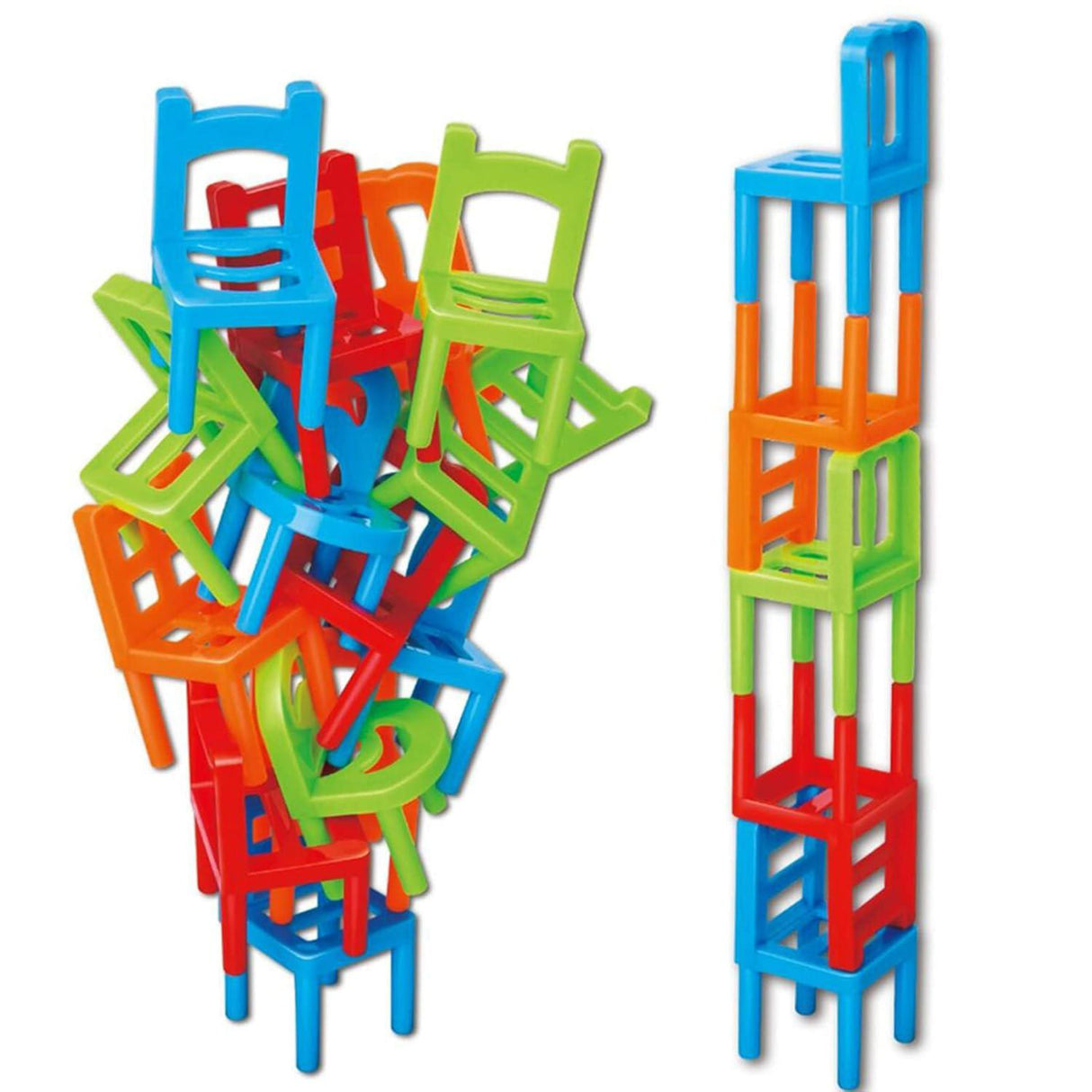 Joodi Balance Chairs Playset, 24pcs Chairs, Multicolor - Al Kabayel Discount CentreJoodi Balance Chairs Playset, 24pcs Chairs, MulticolorBaby & toddler toysJOODIAl Kabayel Discount Centre