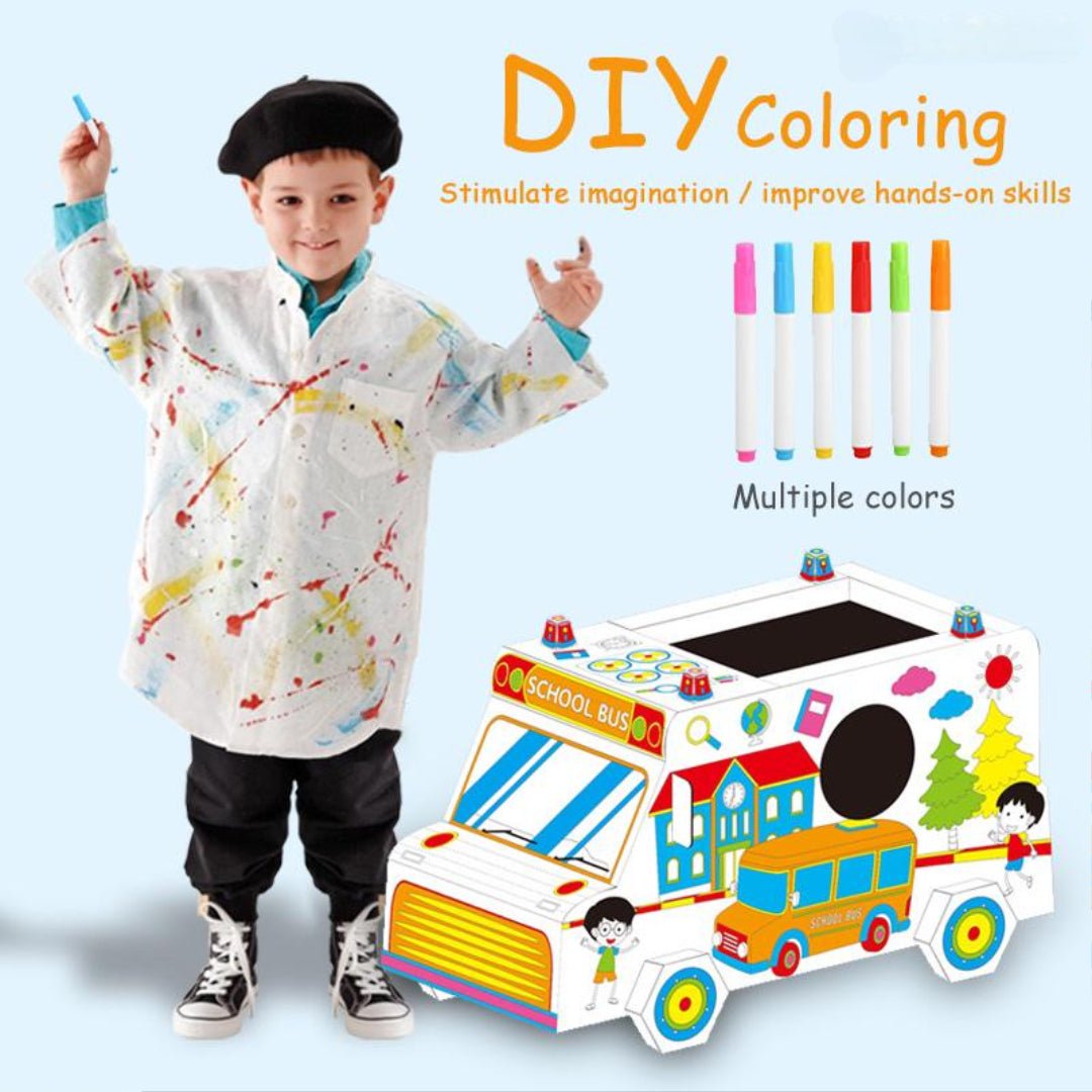 Joodi Graffiti Transport Cardboard Cosplay DIY Set, Role Playing, Develop Intelligence - Al Kabayel Discount CentreJoodi Graffiti Transport Cardboard Cosplay DIY Set, Role Playing, Develop IntelligenceEducational ToysJOODIAl Kabayel Discount Centre