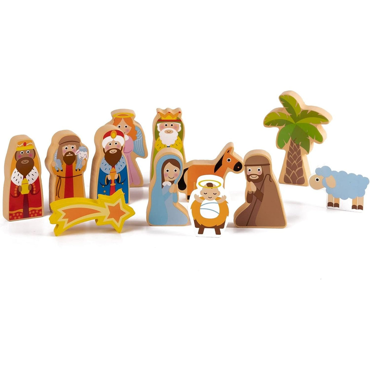 Joodi Merry Christmas 20pcs Wooden Village Playset, The Nativity Scene - Al Kabayel Discount CentreJoodi Merry Christmas 20pcs Wooden Village Playset, The Nativity SceneBuilding ToysJOODIAl Kabayel Discount Centre