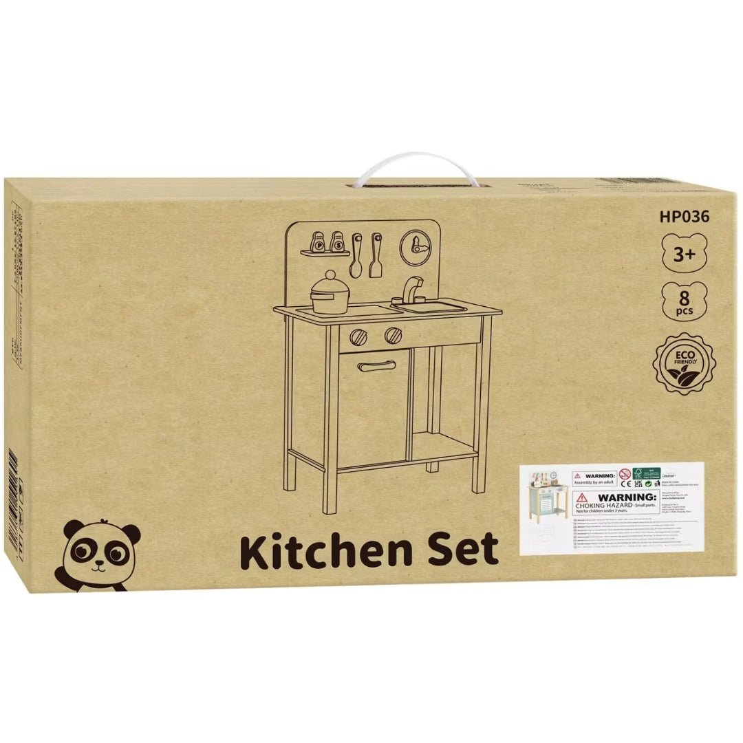 Joodi Wooden 8pcs Kitchen Playset - Al Kabayel Discount CentreJoodi Wooden 8pcs Kitchen PlaysetPretend PlayJOODIAl Kabayel Discount Centre