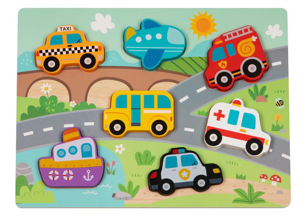 Joodi Wooden Vehicle Puzzle Set, Multicolor - Al Kabayel Discount CentreJoodi Wooden Vehicle Puzzle Set, MulticolorEducational ToysJOODIAl Kabayel Discount Centre