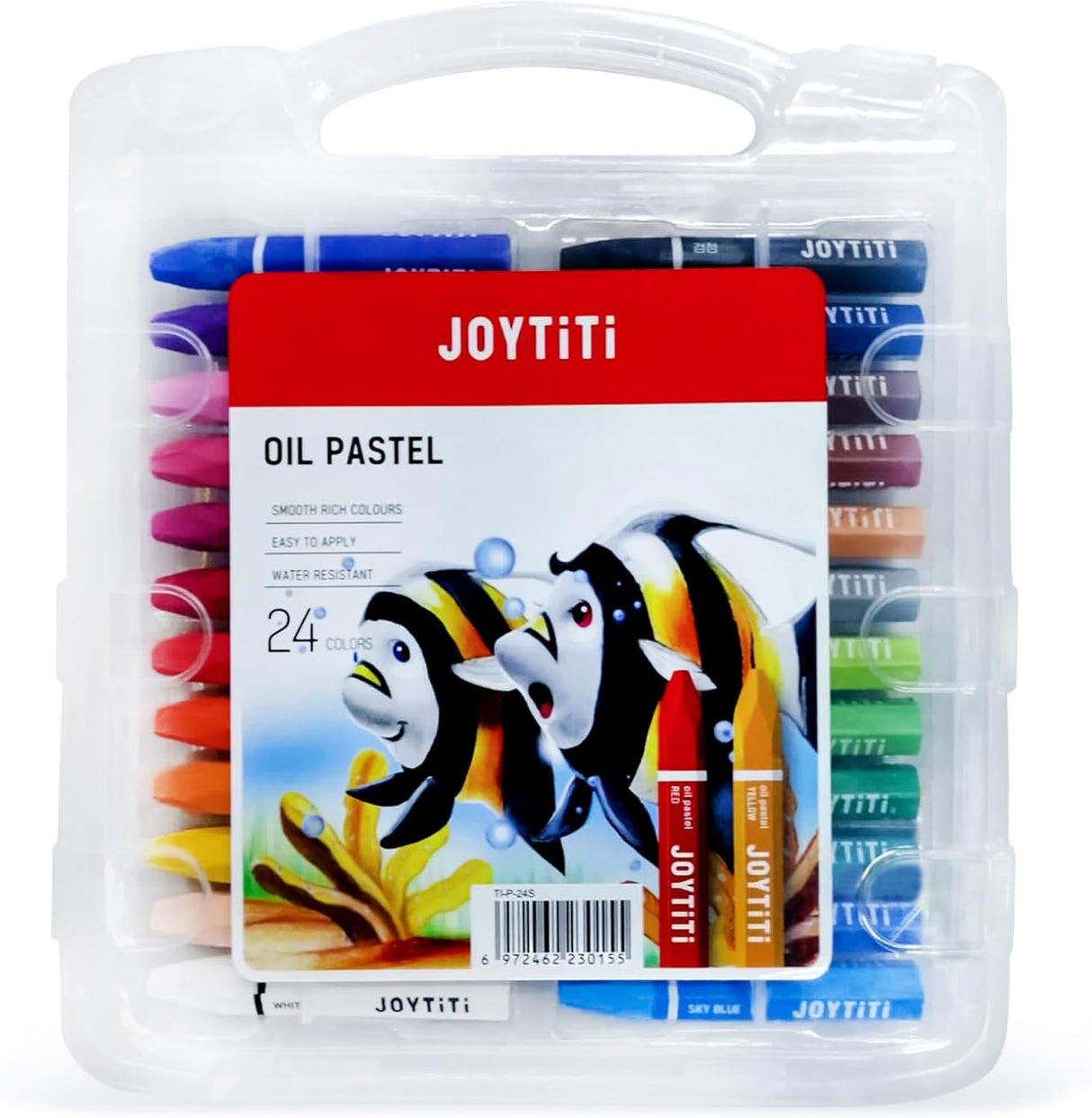 Joytiti Oil Pastels 24 Color 75MM Hexagonal In PP Case - Al Kabayel Discount CentreJoytiti Oil Pastels 24 Color 75MM Hexagonal In PP CaseColor PencilsJOYTITIAl Kabayel Discount Centre