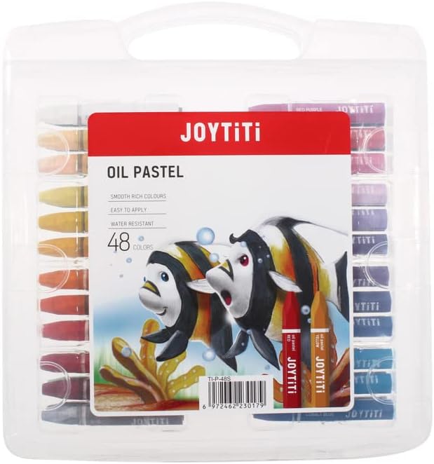 Joytiti Water Resistant Oil Pastels, 48 Colours, Smooth Rich Colours - Al Kabayel Discount CentreJoytiti Water Resistant Oil Pastels, 48 Colours, Smooth Rich ColoursCrayonsJOYTITIAl Kabayel Discount Centre