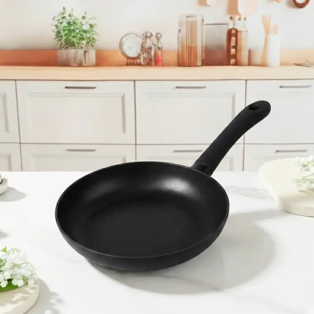 Julia Black Tec Frypan 28cm - Black- Titanium Non-Stick - Al Kabayel Discount CentreJulia Black Tec Frypan 28cm - Black- Titanium Non-StickFrying Pans & SkilletsJULIAAl Kabayel Discount Centre