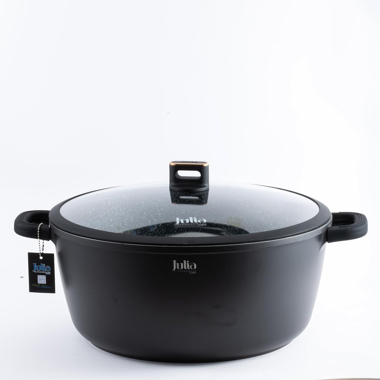 Julia Elite - Pro Plus Casserole With Lid 40cm - Black - Al Kabayel Discount CentreJulia Elite - Pro Plus Casserole With Lid 40cm - BlackCasserolesJULIAAl Kabayel Discount Centre
