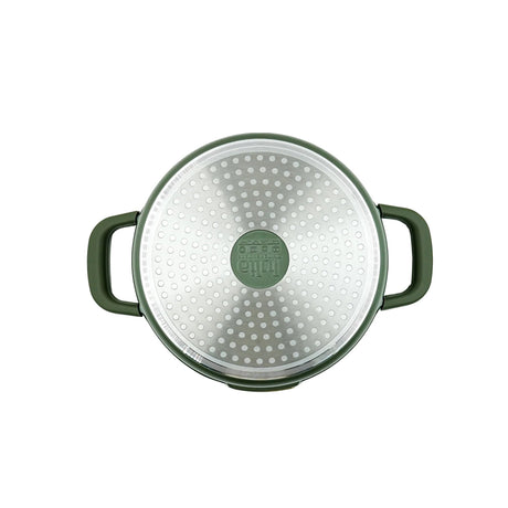 Julia Non - Stick Casserole With Lid 24cm - Green - Al Kabayel Discount CentreJulia Non - Stick Casserole With Lid 24cm - GreenCasserolesJULIAAl Kabayel Discount Centre