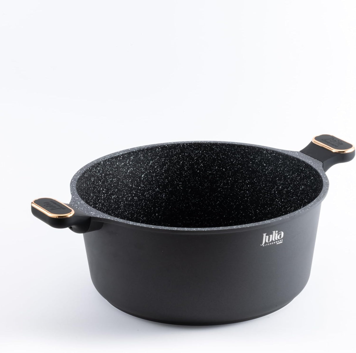 Julia Non - Stick Casserole With Lid 28cm - Black - Al Kabayel Discount CentreJulia Non - Stick Casserole With Lid 28cm - BlackCasserolesJULIAAl Kabayel Discount Centre