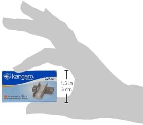 Kangaro 24/61 - M No. 24/6 Staples – Pack Of 1000 - Al Kabayel Discount CentreKangaro 24/61 - M No. 24/6 Staples – Pack Of 1000Paper Clips, Staples & FastenersKANGAROAl Kabayel Discount Centre