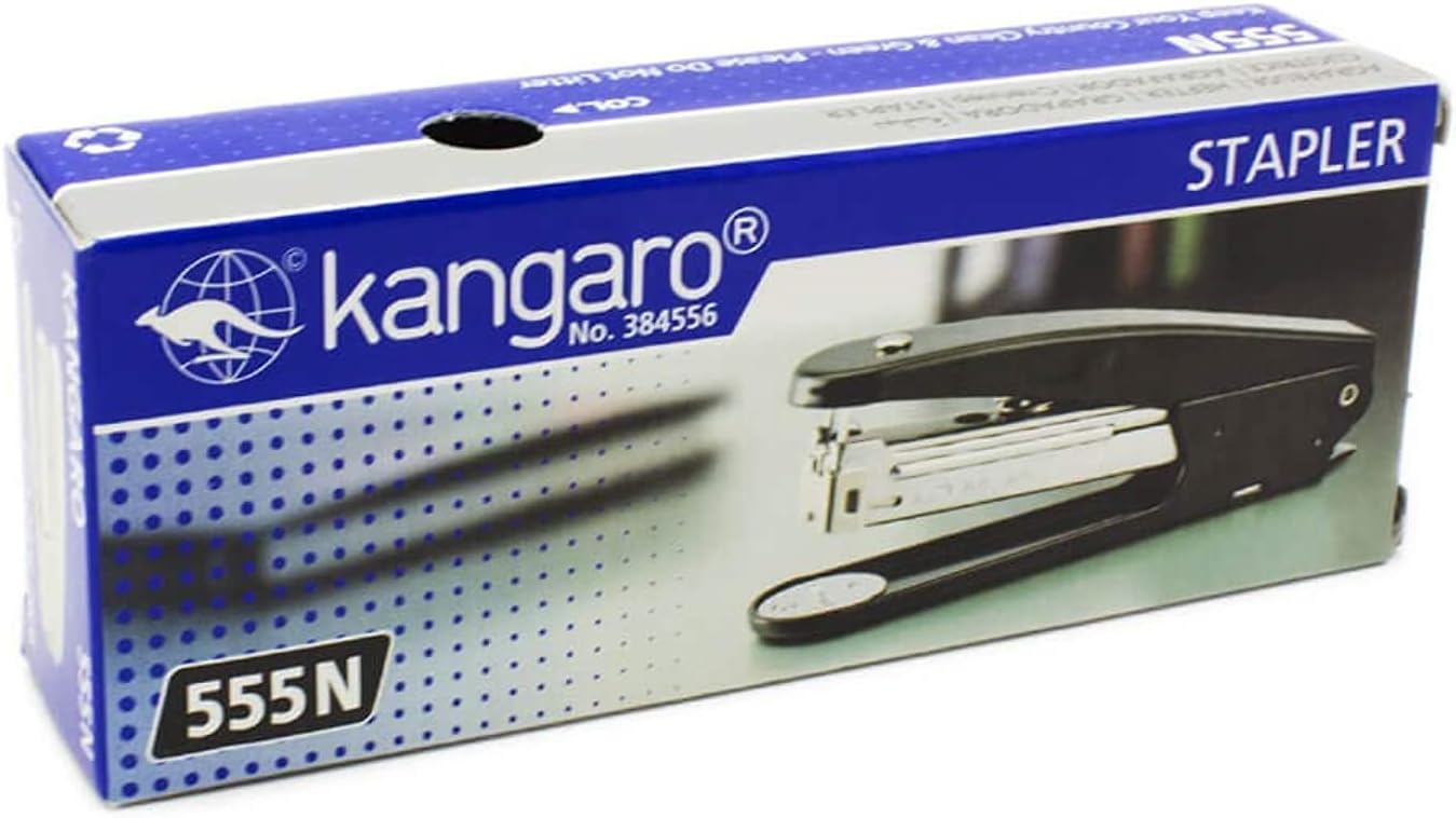 Kangaro 555N Front Loading Metal Stapler With 20 Sheets Capacity Use (24/6) And (26/6) Staples - Grey - Al Kabayel Discount CentreKangaro 555N Front Loading Metal Stapler With 20 Sheets Capacity Use (24/6) And (26/6) Staples - GreyPaper Clips, Staples & FastenersKANGAROAl Kabayel Discount Centre