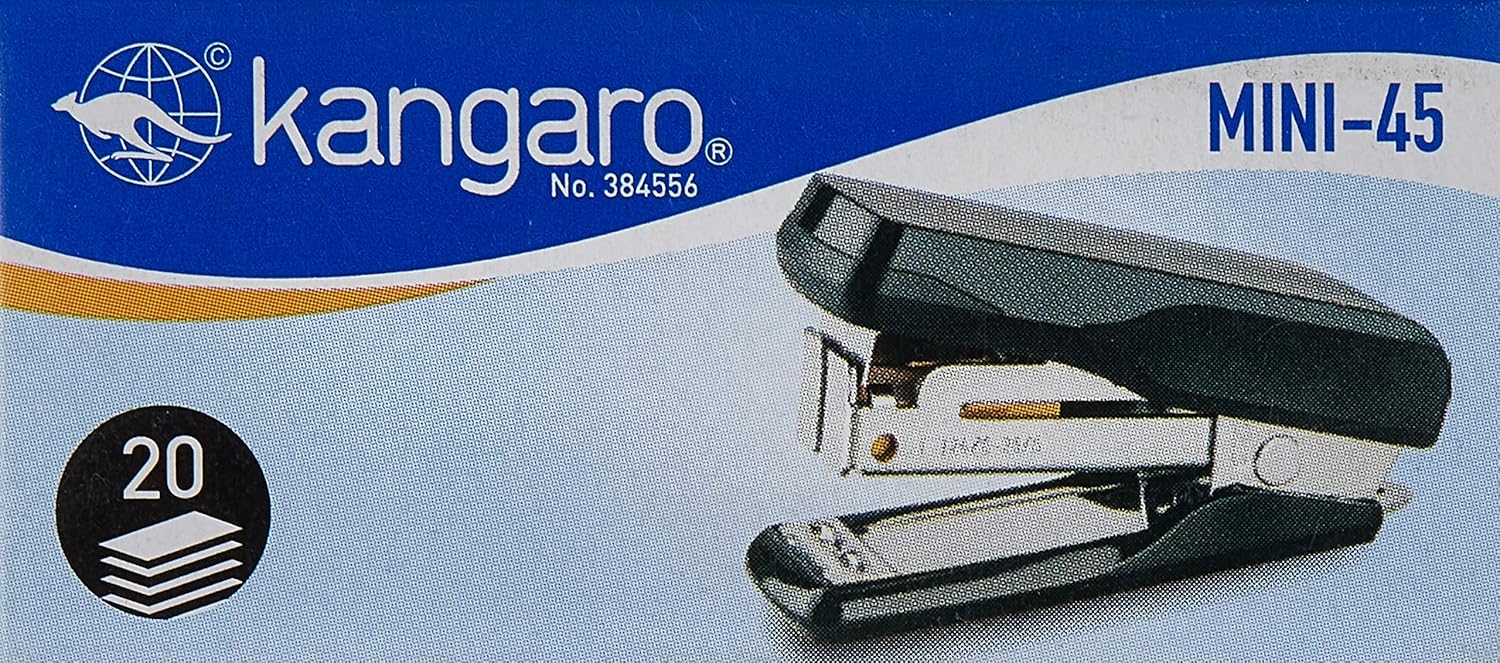 Kangaro Mini - 45 Stapler Capacity 20 Sheets - Al Kabayel Discount CentreKangaro Mini - 45 Stapler Capacity 20 SheetsPaper Clips, Staples & FastenersKANGAROAl Kabayel Discount Centre