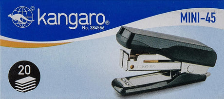 Kangaro Mini - 45 Stapler Capacity 20 Sheets - Al Kabayel Discount CentreKangaro Mini - 45 Stapler Capacity 20 SheetsPaper Clips, Staples & FastenersKANGAROAl Kabayel Discount Centre