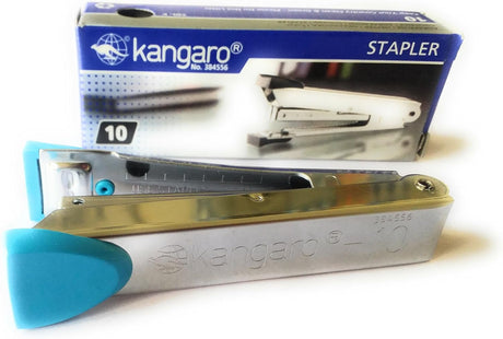 Kangaro No.10 Stapler Silver Capacity - 20 Sheets - Al Kabayel Discount CentreKangaro No.10 Stapler Silver Capacity - 20 SheetsPaper Clips, Staples & FastenersKANGAROAl Kabayel Discount Centre