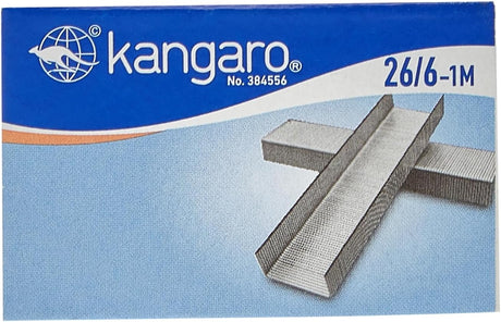 Kangaro Staple Pins 26/6 1000pcs - Al Kabayel Discount CentreKangaro Staple Pins 26/6 1000pcsPaper Clips, Staples & FastenersKANGAROAl Kabayel Discount Centre