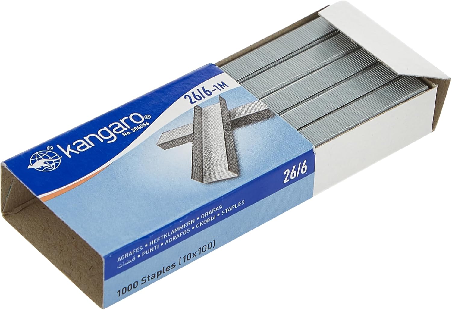 Kangaro Staple Pins 26/6 1000pcs - Al Kabayel Discount CentreKangaro Staple Pins 26/6 1000pcsPaper Clips, Staples & FastenersKANGAROAl Kabayel Discount Centre