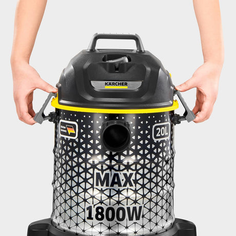 Karcher Drum Vacuum Cleaner, 1800W Max Power with 20L Container and Blower Function - Al Kabayel Discount CentreKarcher Drum Vacuum Cleaner, 1800W Max Power with 20L Container and Blower FunctionVacuum CleanersKARCHERAl Kabayel Discount Centre