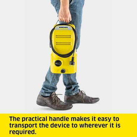 Karcher K2 High Pressure Washer 110BAR, Uses 80% Less Water - Al Kabayel Discount CentreKarcher K2 High Pressure Washer 110BAR, Uses 80% Less WaterPower ToolsKARCHERAl Kabayel Discount Centre