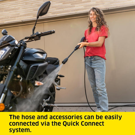 Karcher K3 Classic Pressure Washer, Pressure: max. 120 bar, Flow Rate: 380 l/h, Area Coverage: 25 m²/h, Water Filter, High - Pressure Hose and Gun, Dirt Blaster, Spray Lance - Al Kabayel Discount CentreKarcher K3 Classic Pressure Washer, Pressure: max. 120 bar, Flow Rate: 380 l/h, Area Coverage: 25 m²/h, Water Filter, High - Pressure Hose and Gun, Dirt Blaster, Spray LancePower ToolsKARCHERAl Kabayel Discount Centre