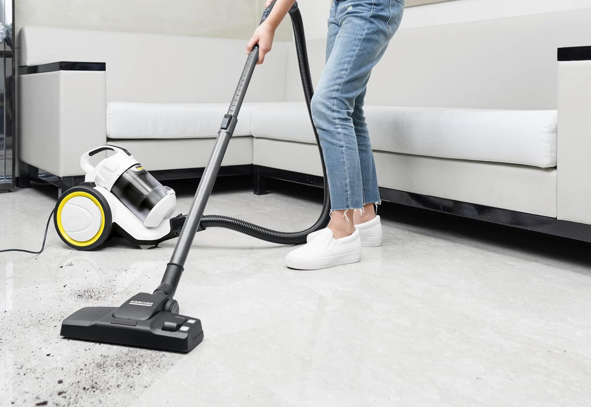 Karcher VC3 Plus Bagless Vacuum Cleaner, Powerful Suction for Home Cleaning, Compact & Lightweight Design, Ideal for Soft & Hard Surfaces - Al Kabayel Discount CentreKarcher VC3 Plus Bagless Vacuum Cleaner, Powerful Suction for Home Cleaning, Compact & Lightweight Design, Ideal for Soft & Hard SurfacesVacuum CleanersKARCHERAl Kabayel Discount Centre