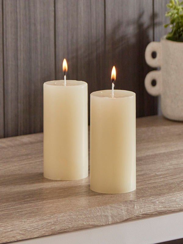King Wain 2pcs Aromatic Pillar Candle 7cm*14cm, Jasmine with Pure Natural Extracts - Al Kabayel Discount CentreKing Wain 2pcs Aromatic Pillar Candle 7cm*14cm, Jasmine with Pure Natural ExtractsHome FragrancesKING WAINAl Kabayel Discount Centre