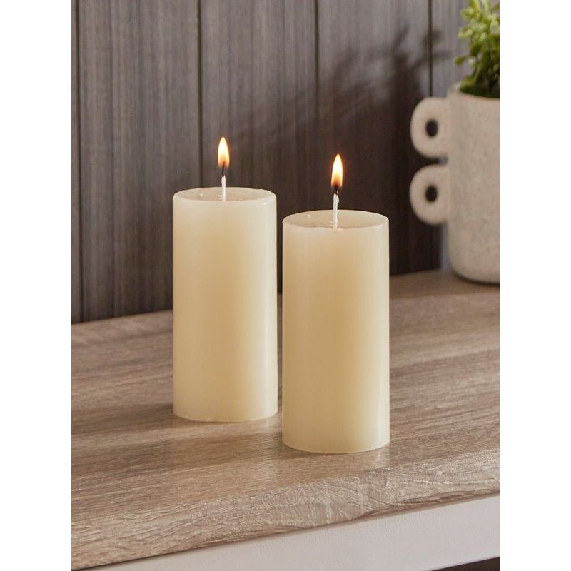 King Wain 2pcs Aromatic Pillar Candle 7cm*14cm, Jasmine with Pure Natural Extracts - Al Kabayel Discount CentreKing Wain 2pcs Aromatic Pillar Candle 7cm*14cm, Jasmine with Pure Natural ExtractsHome FragrancesKING WAINAl Kabayel Discount Centre